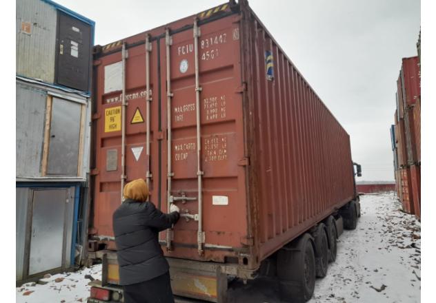 Контейнер морской БУ 40 футов 2.9 высота